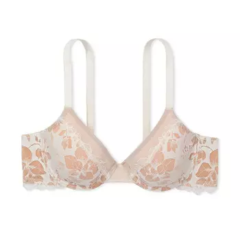Бюстгальтер Victoria's Secret Angelight Full-Coverage Lace, кремовый/бежевый
