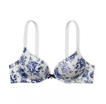 Бюстгальтер Victoria's Secret Body By Victoria Smooth Push-up, белый, синий