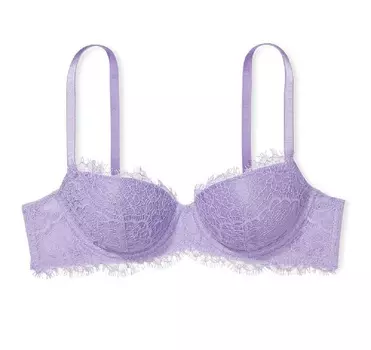 Бюстгальтер Victoria's Secret Dream Angels Lightly Lined Lace Demi, сиреневый