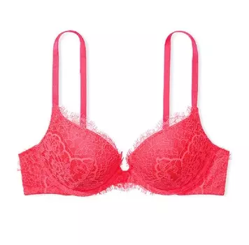 Бюстгальтер Victoria's Secret Dream Angels Lace Push-up, розовый