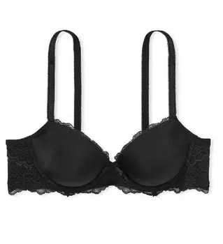 Бюстгальтер Victoria's Secret Dream Angels Lightly Lined Demi, черный