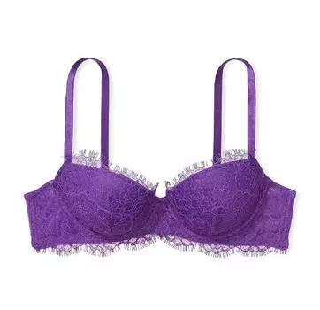 Бюстгальтер Victoria's Secret Dream Angels Lightly Lined Lace Demi, фиолетовый
