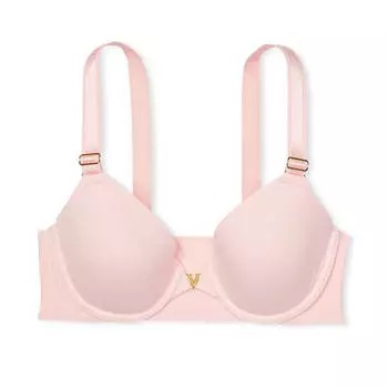 Бюстгальтер Victoria's Secret Love Cloud Lightly Lined Front-Close Full Coverage, светло-розовый