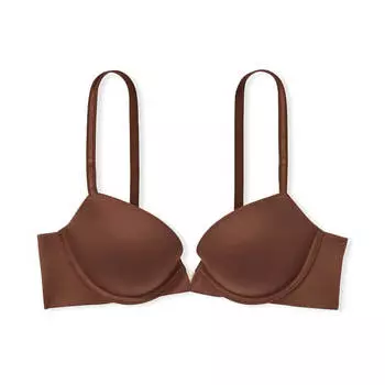 Бюстгальтер Victoria's Secret Love Cloud Push-Up Plunge, коричневый