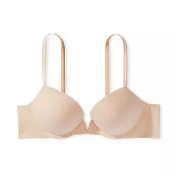 Бюстгальтер Victoria's Secret Love Cloud Push-Up Plunge, светло-бежевый