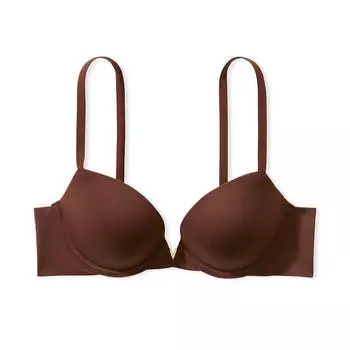 Бюстгальтер Victoria's Secret Love Cloud Push-Up Plunge, темно-коричневый