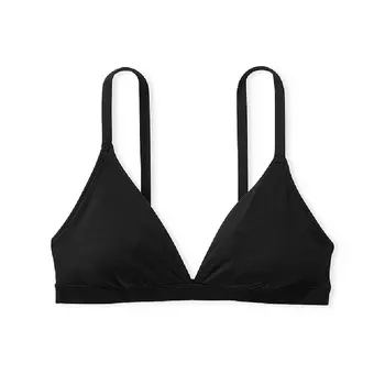 Бюстгальтер Victoria's Secret Pink Base Stretch Triangle, черный