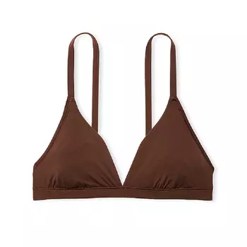 Бюстгальтер Victoria's Secret Pink Base Stretch Triangle, коричневый