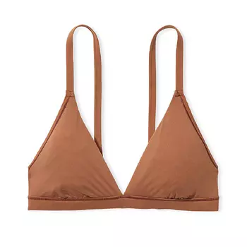Бюстгальтер Victoria's Secret Pink Base Stretch Triangle, темно-бежевый