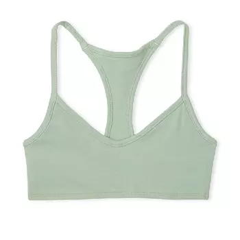 Бюстгальтер Victoria's Secret Pink Base Cotton Racerback, светло-зеленый