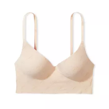 Бюстгальтер Victoria's Secret Pink Loungin' Wireless Push-up, кремовый