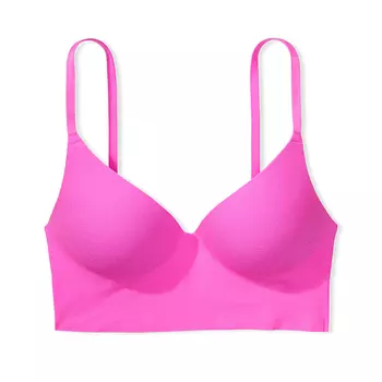 Бюстгальтер Victoria's Secret Pink Loungin' Wireless Push-up, розовый