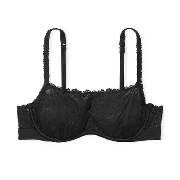 Бюстгальтер Victoria's Secret Pink Wink Unlined Scoop, черный