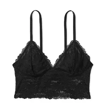 Бюстгальтер Victoria's Secret Pink Wink Longline, черный