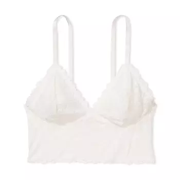 Бюстгальтер Victoria's Secret Pink Wink Longline, белый