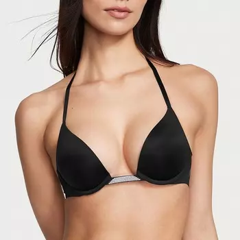 Бюстгальтер Victoria's Secret Plunge Convertible Shine, черный