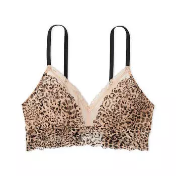 Бюстгальтер Victoria's Secret Posey Lace, коричневый/черный