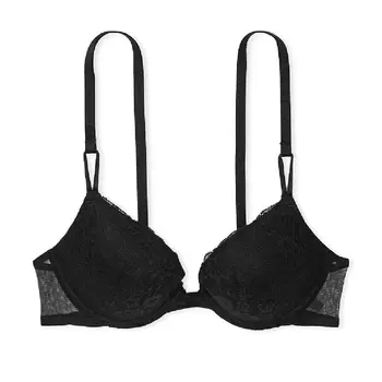 Бюстгальтер Victoria's Secret Sexy Tee Posey Lace Push-Up, черный