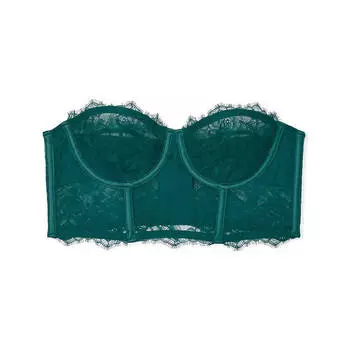 Бюстгальтер Victoria's Secret Very Sexy Archives Rose Lace, темно-зеленый