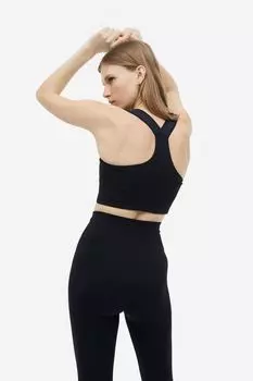 Бюстгальтер в рубчик с высокой поддержкой aim'n