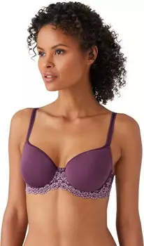 Бюстгальтер Wacoal Embrace Lace Contour T-Shirt Bra 853191, цвет Italian Plum/Valerian