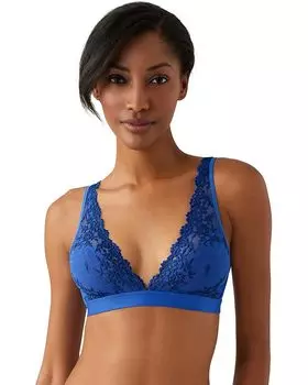 Бюстгальтер Wacoal Embrace Lace Soft Cup Wireless Bra, цвет Beaucoup Blue/Bellwether Blue