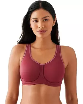 Бюстгальтер Wacoal Sport Full Figure Underwire Bra, цвет Cordovan