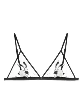 Бюстгальтер Year of the Rabbit Fleur Du Mal, черный