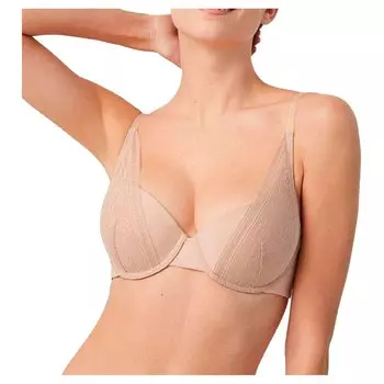 Бюстгальтер Ysabel Mora Underwired And Padded, бежевый