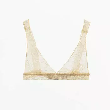 Бюстгальтер Zara Lace, светло-бежевый
