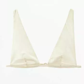 Бюстгальтер Zara Silk Triangle, белый