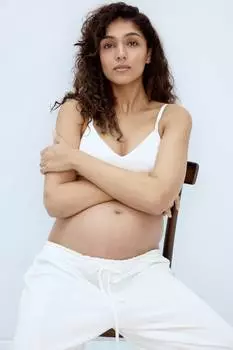 Бюстгальтеры для кормления Mama, 2 шт. в упаковке из хлопка H&M, мультиколор