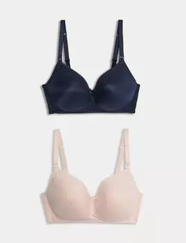 Бюстгальтеры для кормления с кружевной отделкой, 2 шт., B-G Marks & Spencer