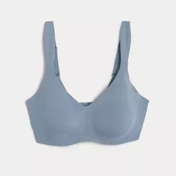 Бюстгалтер Marks & Spencer Flexifit Wired Minimiser, серо-голубой