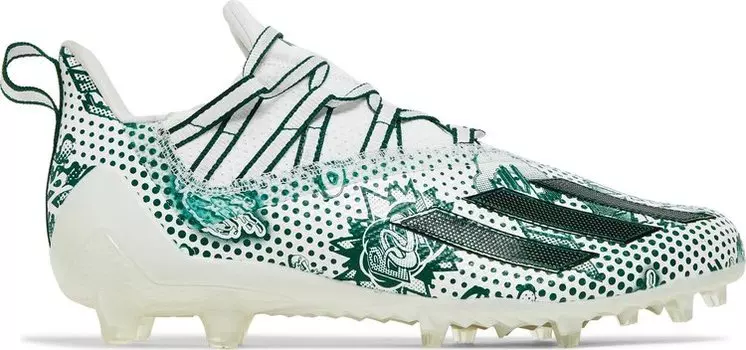 Бутсы Adidas Adizero 11 'Comics - Team Dark Green', зеленый
