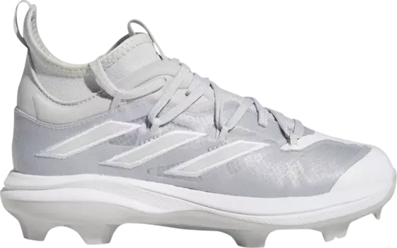 Бутсы Adidas Adizero Afterburner NWV J 'Light Grey', серый