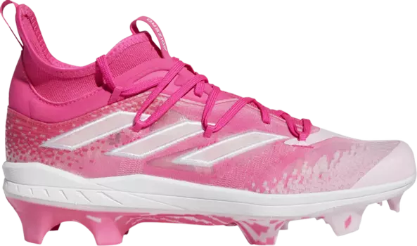 Бутсы Adidas Adizero Afterburner NWV TPU 'Team Shock Pink', розовый
