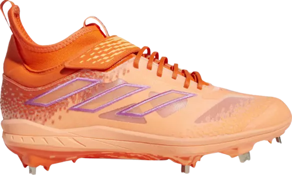 Бутсы Adidas Adizero Afterburner NWV Velcro 'Impact Orange', оранжевый
