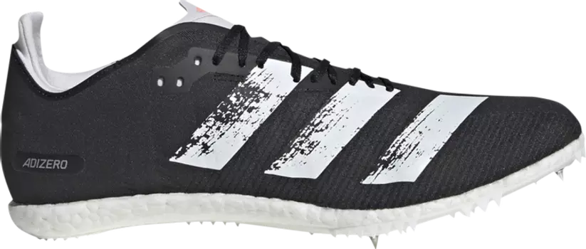 Бутсы Adidas Adizero Avanti Spikes 'Black White', черный