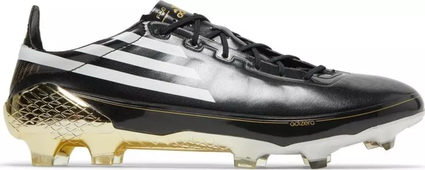 Бутсы Adidas Adizero F50 Ghosted FG 'Black Gold Metallic', черный
