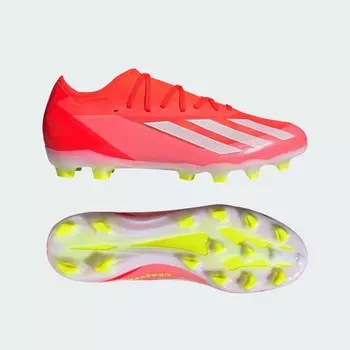 Бутсы Adidas CRAZYFAST PRO HG/AG / For soil and artificial turf / X CRAZYFAST PRO HG/AG, цвет Solar Red/White/Team Solar Yellow
