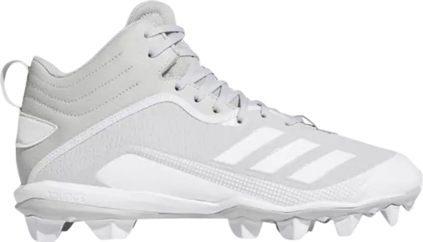 Бутсы Adidas Icon 6 Mid MD 'Team Light Grey', серый