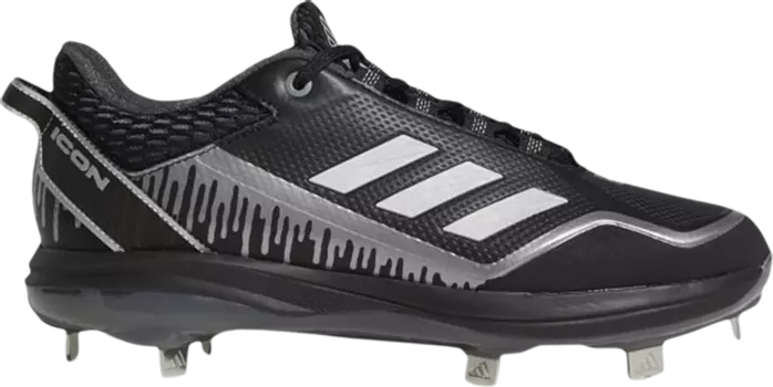 Бутсы Adidas Icon 7 'Dripped Out - Black', черный