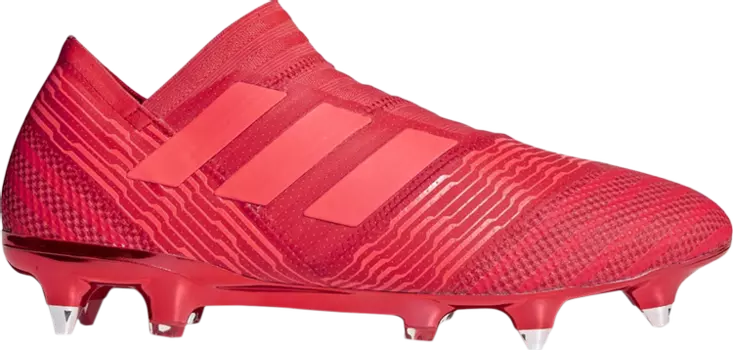 Бутсы Adidas Nemeziz 17+ SG 'Real Coral', красный