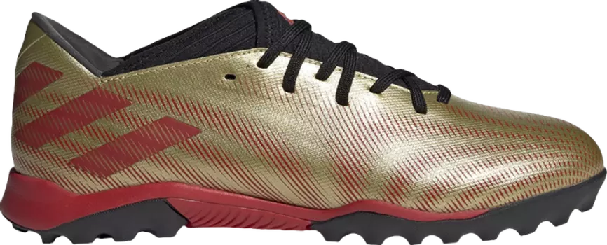 Бутсы Adidas Nemeziz Messi.3 TF 'Tension Tape - Gold Metallic', золотой