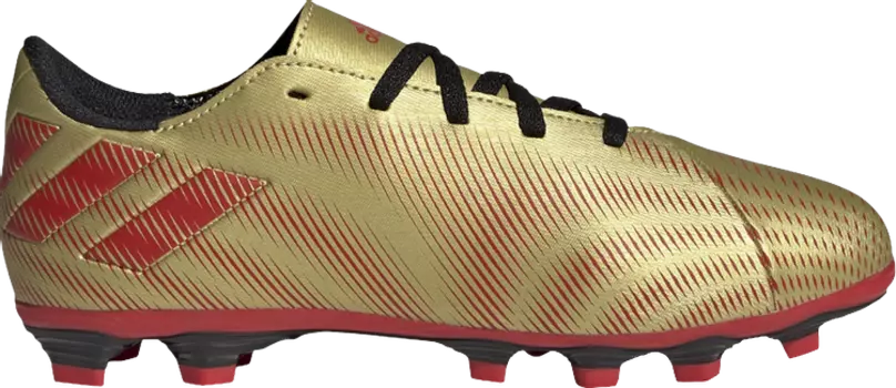 Бутсы Adidas Nemeziz Messi.4 FG J 'Tension Tape - Gold Metallic', золотой