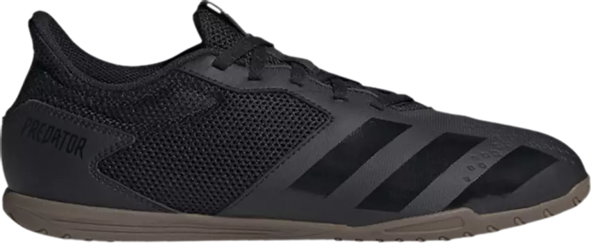 Бутсы Adidas Predator 20.4 IN Sala 'Core Black Gum', черный