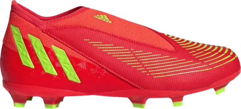 Бутсы Adidas Predator Edge.3 Laceless FG J 'Game Data Pack', красный