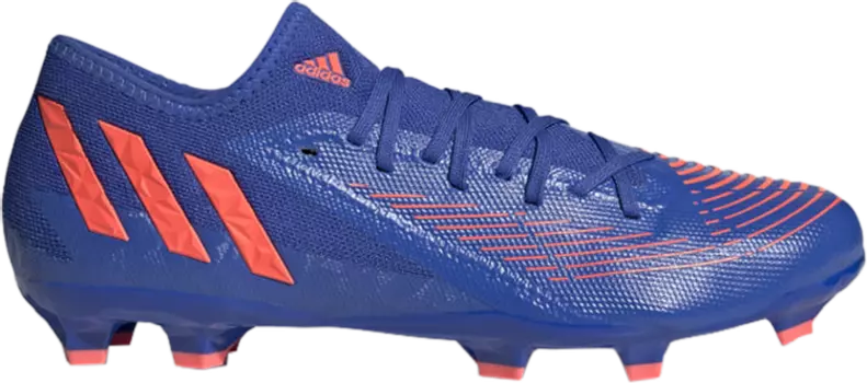 Бутсы Adidas Predator Edge.3 Low FG 'Hi-Res Blue Turbo', синий