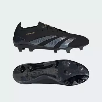 Бутсы Adidas Predator ELITE FG / for natural grass / PREDATOR ELITE FG, цвет Black/Carbon/Gold Metallic